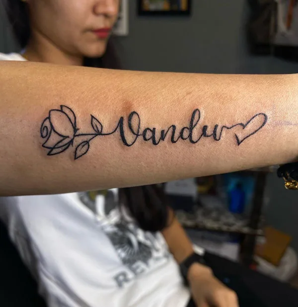 Name tattoo 44