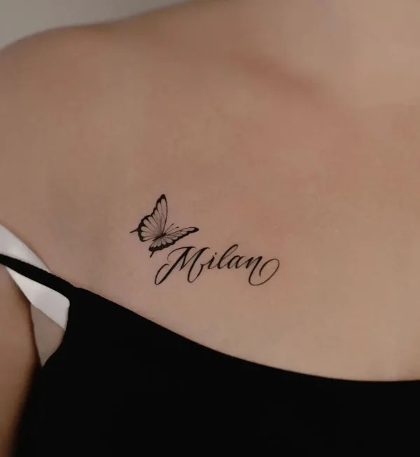 Name tattoo 45