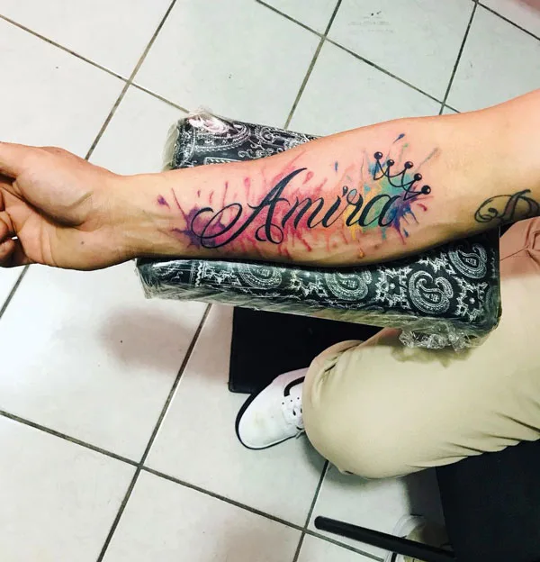 Name tattoo 51