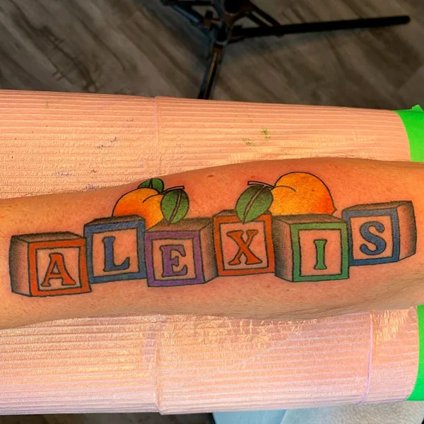 Name tattoo 54