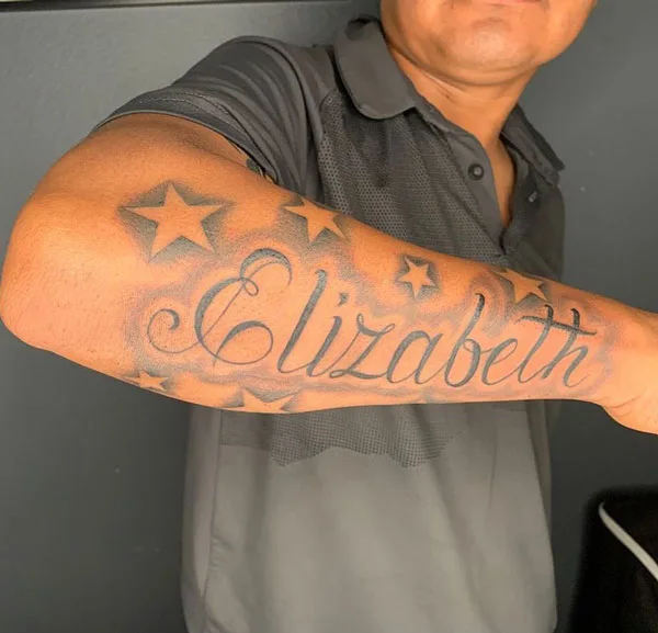 Name tattoo 59
