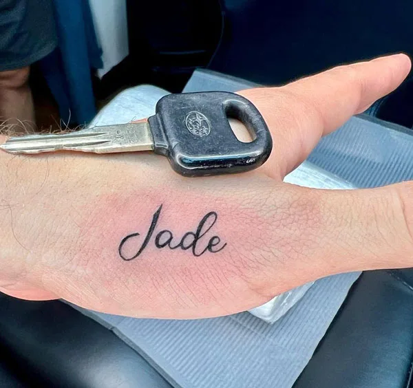 Name tattoo 6