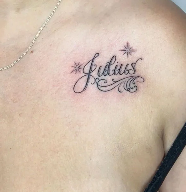 Name tattoo 60