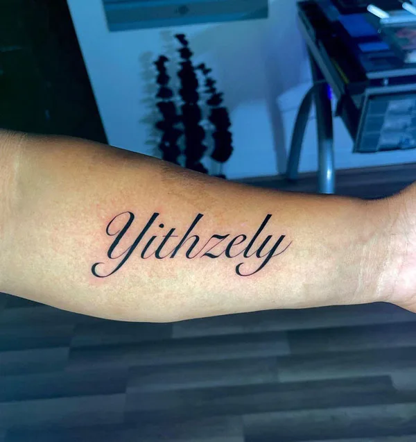 Name tattoo 75