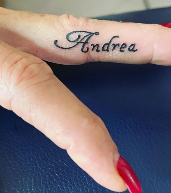 Name tattoo 76