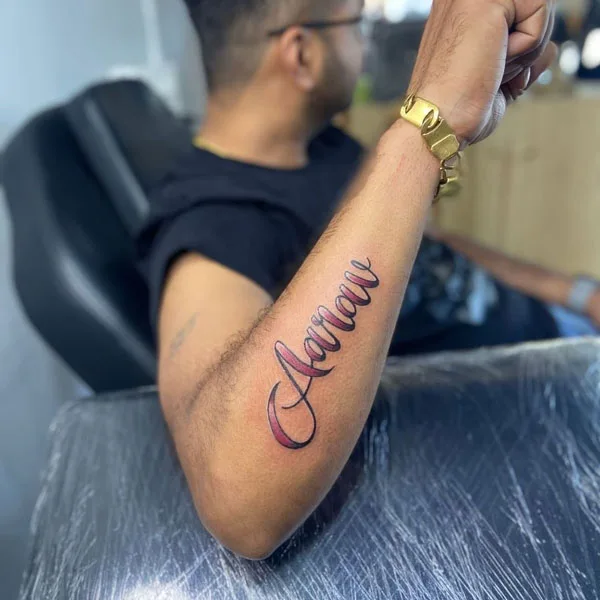 Name tattoo 8