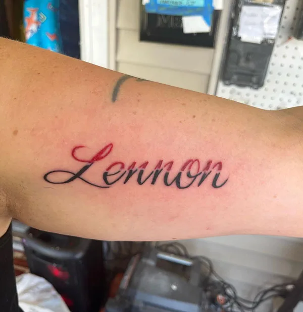 Name tattoo 84