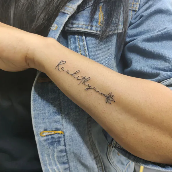 Name tattoo 93