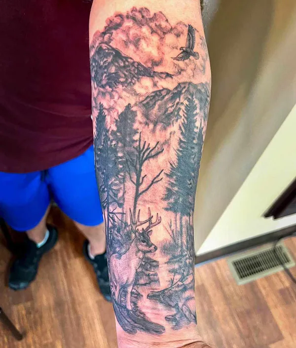 Nature Forearm Tattoo 2