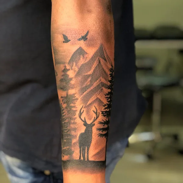 Nature Forest Tattoo 1