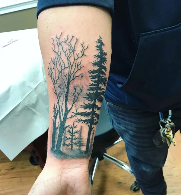 Nature Forest Tattoo 2