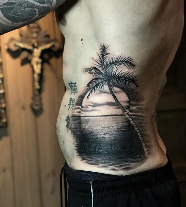 Nature Rib Tattoo