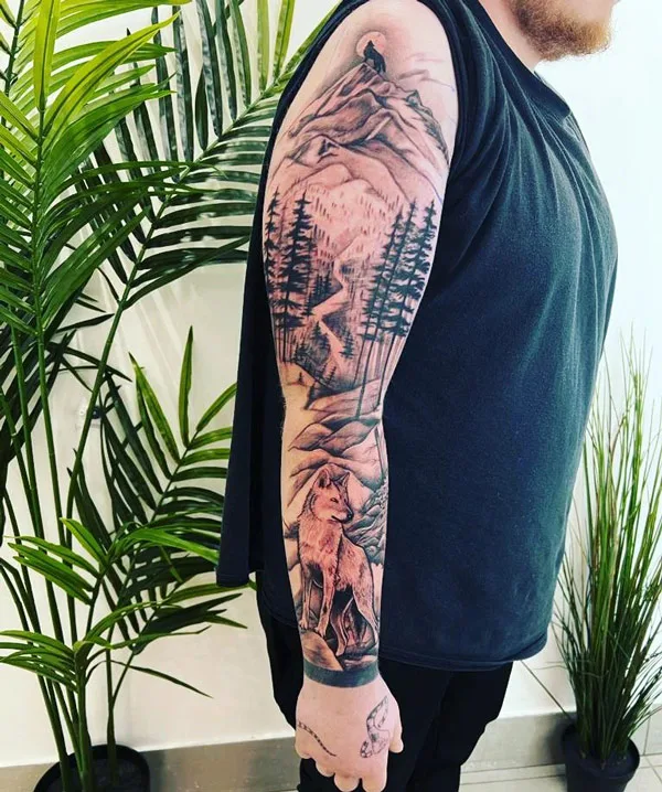 Nature Sleeve Tattoo 1