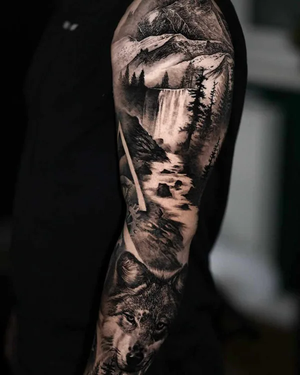 Nature Sleeve Tattoo 2