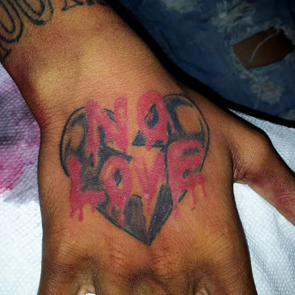 No love tattoo 1
