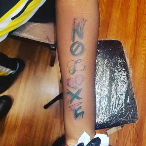No love tattoo 12