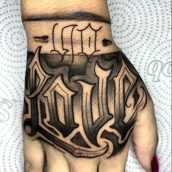No love tattoo 26