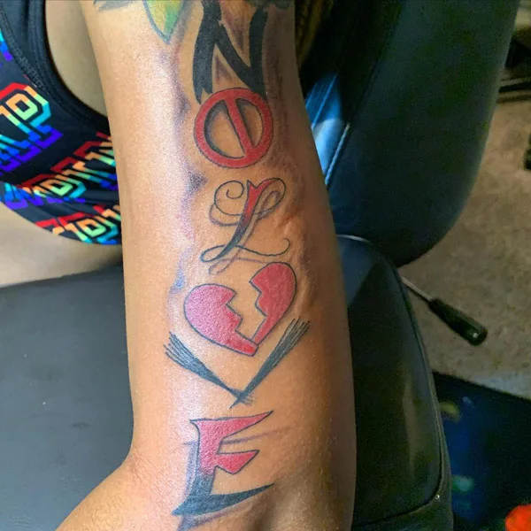 No love tattoo 35