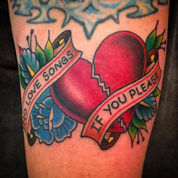 No love tattoo 4