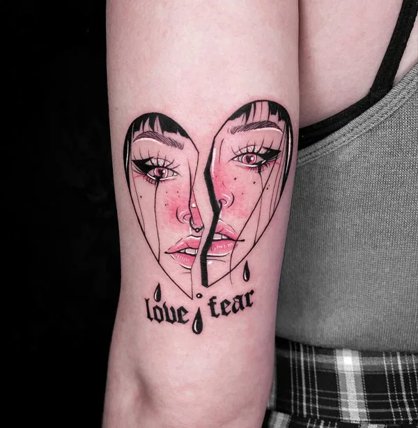 No love tattoo 7