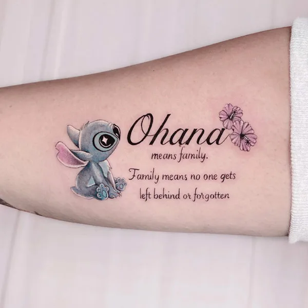 Ohana Stitch Tattoo 2