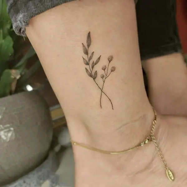 Olive Leaf Tattoo 2