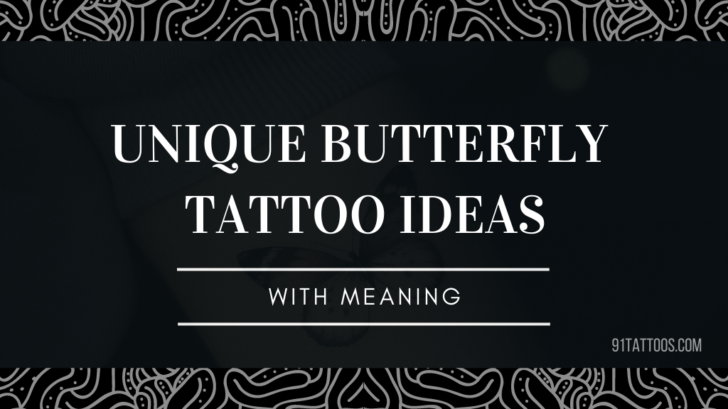 One-of-a-kind unique butterfly tattoos that represent transformation and freedom