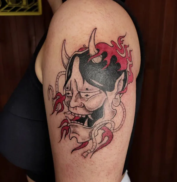 Oni Arm Tattoo 2