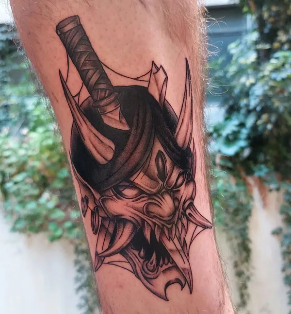 Oni Demon Tattoo 2