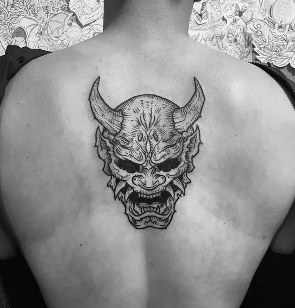 Oni Tattoo Back 2
