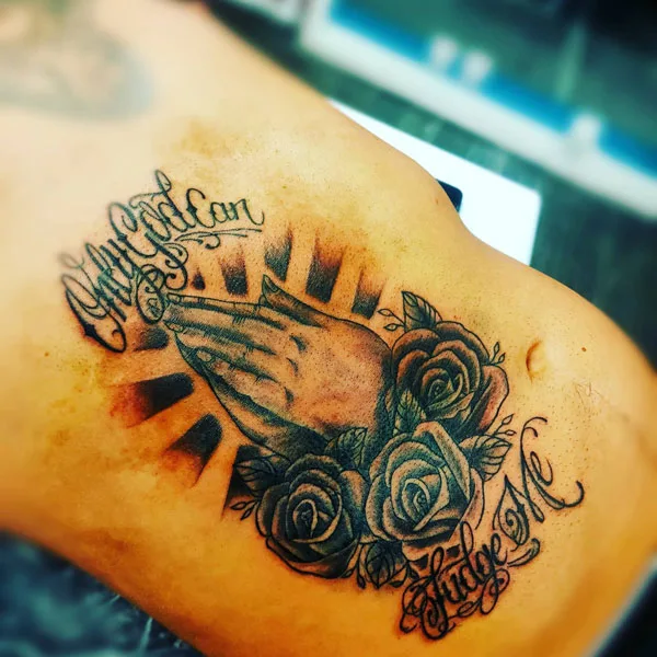 Only god can judge me tattoo 109