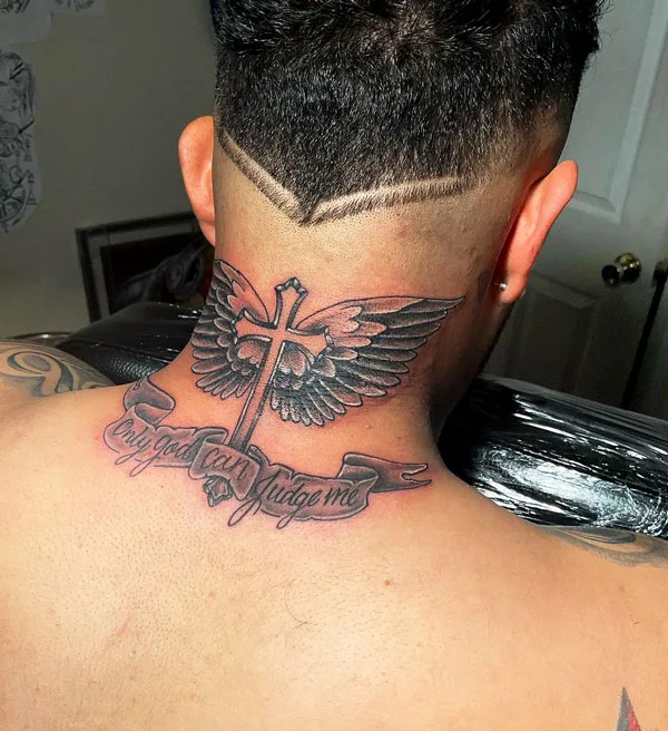 Only god can judge me tattoo 2