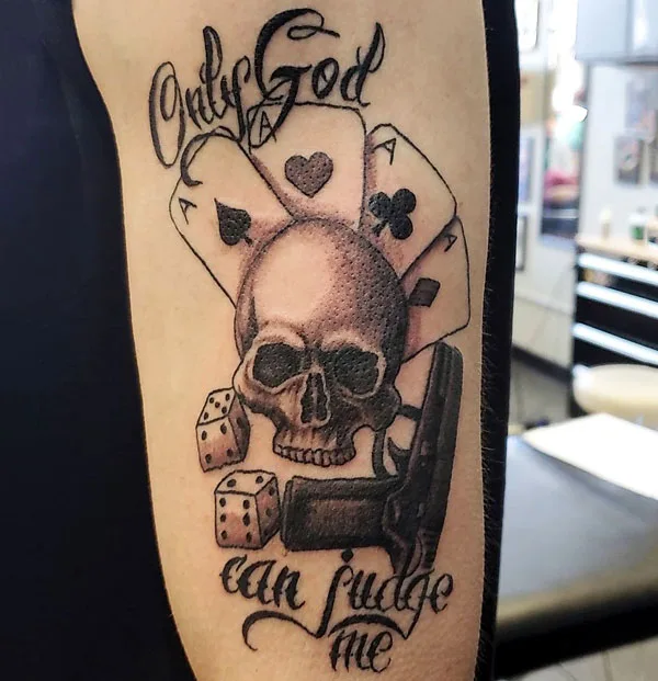 Only god can judge me tattoo 5