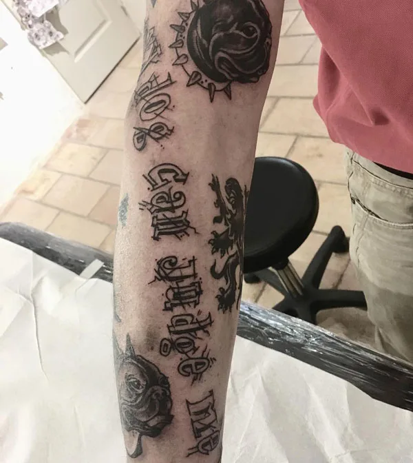 Only god can judge me tattoo 57