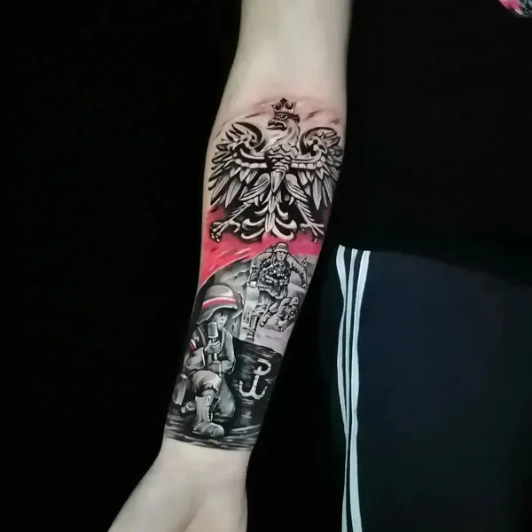 Patriotic Soldier Tattoo 2