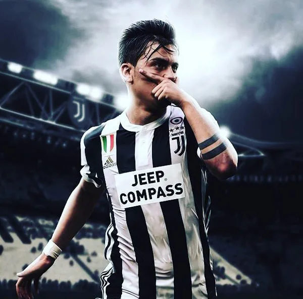 Paulo Dybala Two Line Tattoo