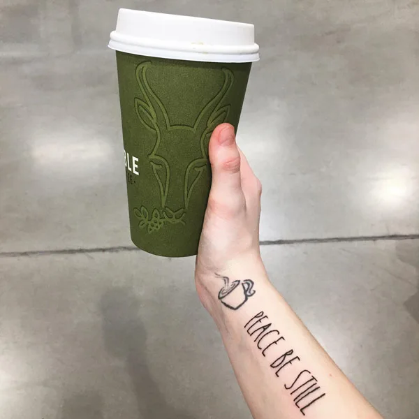 Peace be still tattoo
