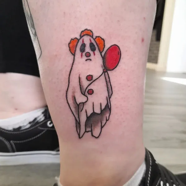 Pennywise ghost tattoo