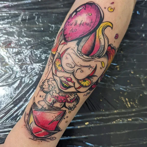 Pennywise tattoo 8