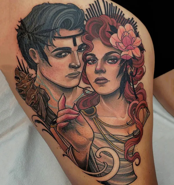 Persephone and Hades tattoo