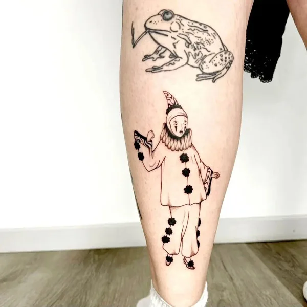 Pierrot Clown Tattoo 1