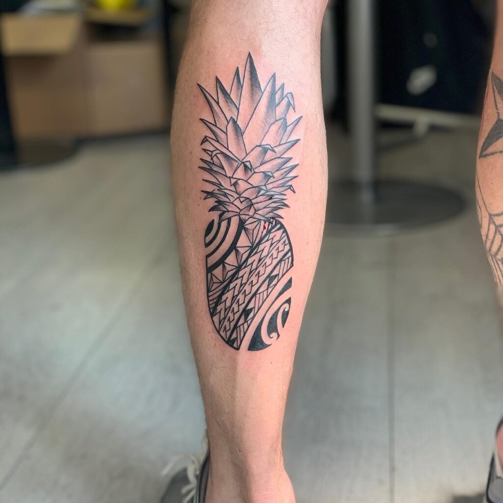 Pineapple Tattoo Brings a Taste of the Tropics to the Calf: Tropical Twist 