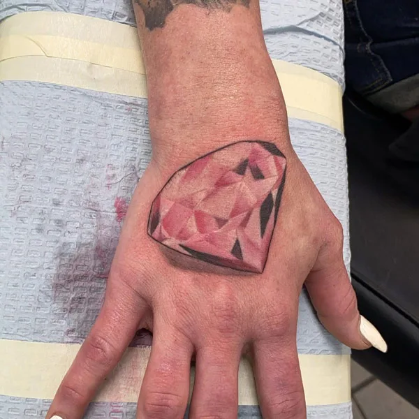 Pink Diamond Tattoo 1