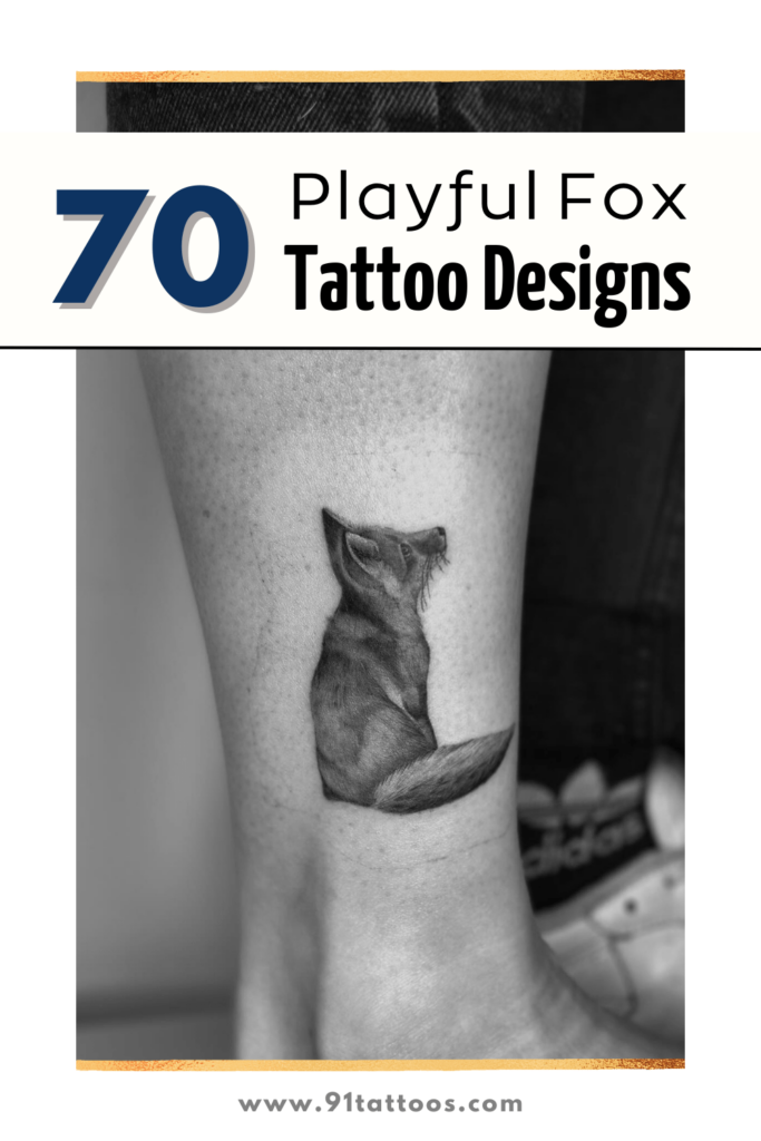 Playful Fox Tattoo Ideas With Meaning For Females