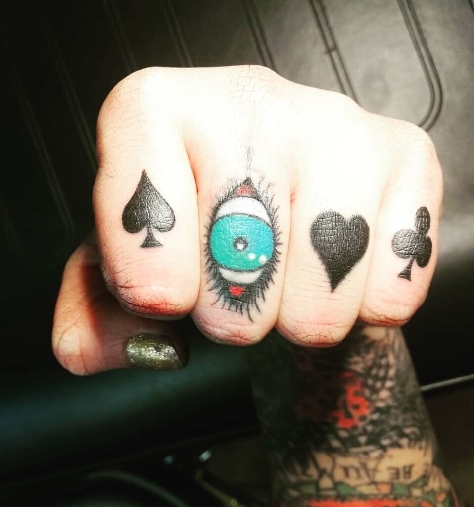 Playing Card Love Heart Tattoo