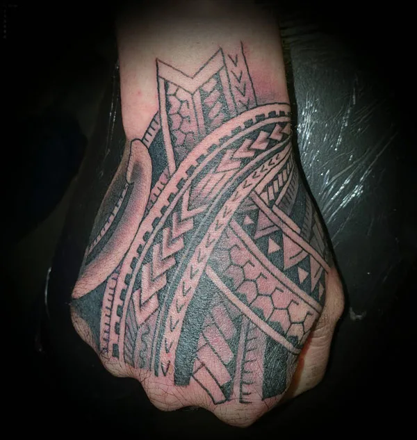 Polynesian Hand Tattoo 2