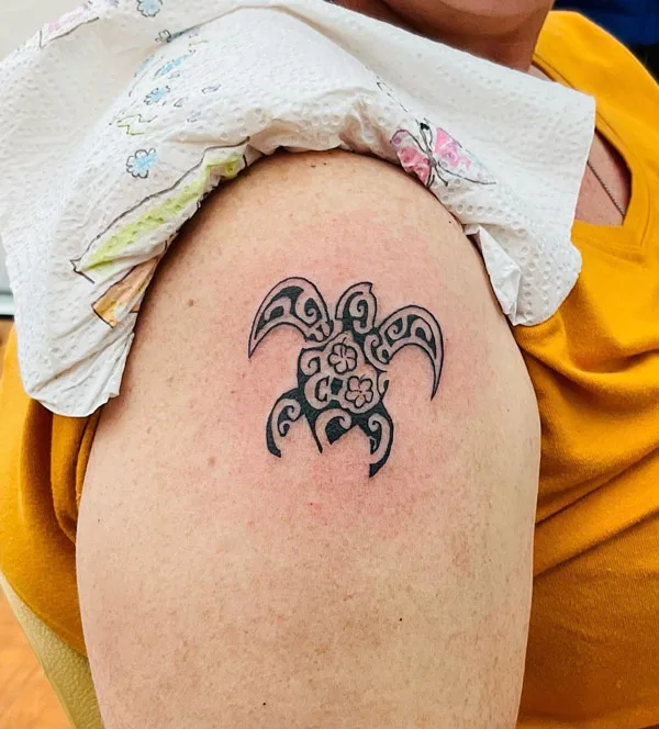Polynesian Turtle Tattoo 3
