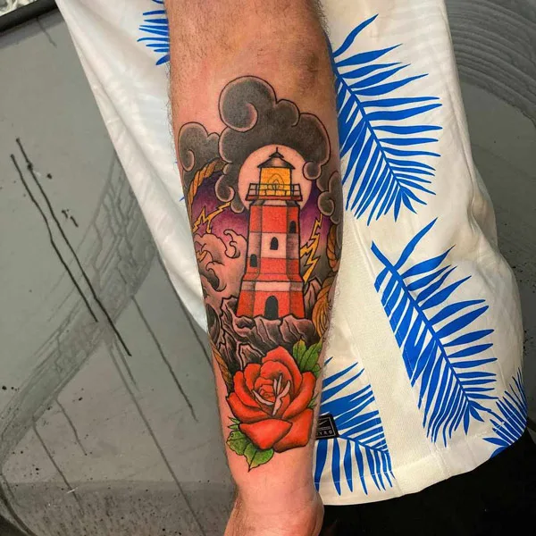 Pop culture’s use of lighthouse tattoo