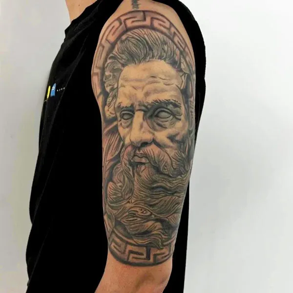 Poseidon Arm Tattoo 2