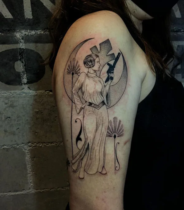 Princess Leia Tattoo 2